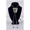 Image 1 : Navajo Auction Gavel Inlaid Bolo Tie