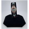 Image 1 : Zuni Sterling Silver Turquoise Heishi Bracelet