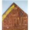 Image 2 : Antique Embossed S Curve Road Sign