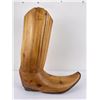 Image 3 : Large Wood Cowboy Boot Trade Sign