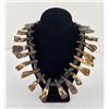Image 1 : Plains Indian Obsidian Buffalo Tooth Necklace