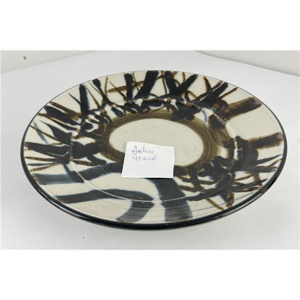 Ward Mid Century Studio Pottery Plate