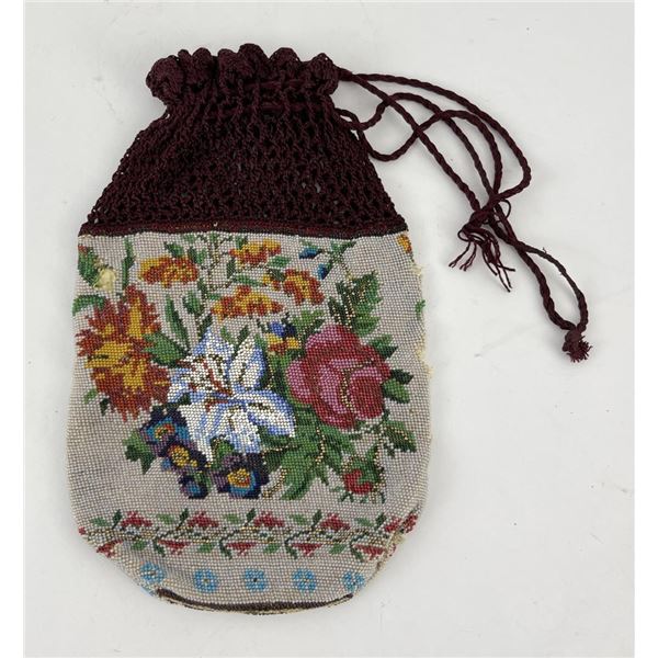 Antique Beaded Flapper Purse