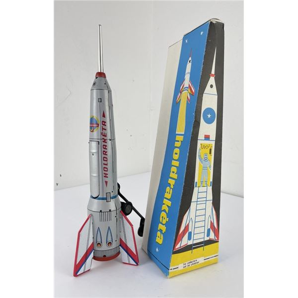 Space Ship Rocket Tin Toy Holdraketa