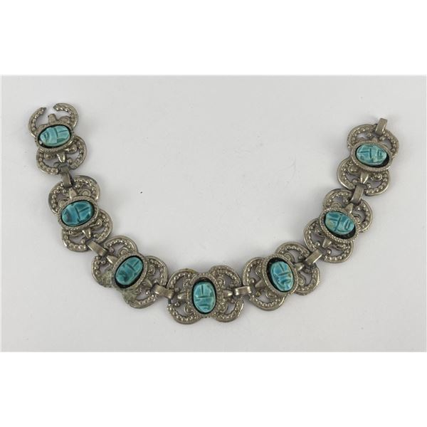 Collection of Antique Egyptian Faience Scarabs