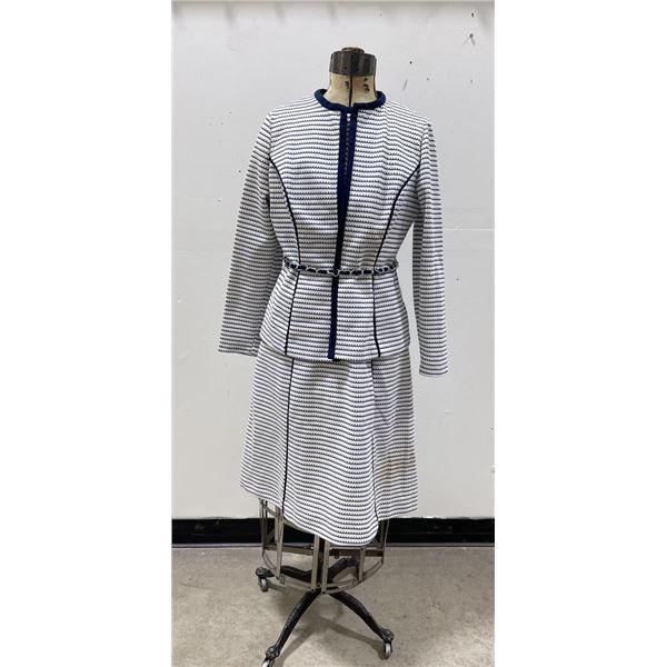 1980s Vintage Two Piece Dress Suit