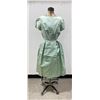 Image 1 : 1950s Toothpaste Pastel Mint Green Satin Dress