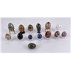 Image 1 : Collection of Semi Precious Stone Eggs