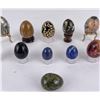 Image 3 : Collection of Semi Precious Stone Eggs