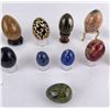 Image 8 : Collection of Semi Precious Stone Eggs