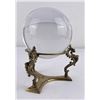 Image 3 : Glass Crystal Ball and Brass Stand