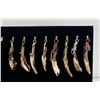 Image 8 : Group of Fossil Buffalo Teeth Pendants