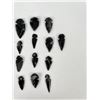 Image 3 : Group of 20 Obsidian Arrowheads
