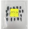 Image 8 : Group of 20 Obsidian Arrowheads