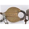 Image 3 : Lot of 3 Railroad Padlocks Brass Lock