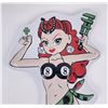 Image 2 : Lady Luck Embossed Metal Sign