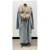 Image 1 : Silver Fox Fur Wool Coat Jacket