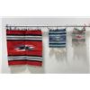 Image 1 : Lot of 3 Vintage Chimayo Indian Rugs