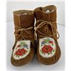 Image 1 : Cree Native American Indian Beaded Moccasins