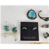 Image 2 : Navajo Zuni Sterling Turquoise Jewelry Collection