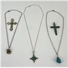 Image 1 : Navajo Zuni Sterling Turquoise Necklaces