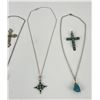 Image 3 : Navajo Zuni Sterling Turquoise Necklaces