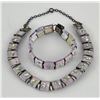 Image 1 : Vintage Enamel Bracelet and Necklace