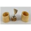 Image 3 : Alaskan Eskimo Inuit Ulu and Napkin Rings