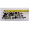 Image 3 : Collection of Antique Glass Buttons