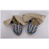 Image 1 : Cheyenne Indian Beaded Childs Moccasins
