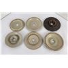 Image 1 : Collection of Stoneware Butter Churn Lids