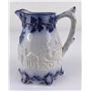 Image 1 : Antique Flow Blue Pitcher Camels Elephants