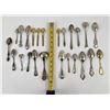 Image 11 : Collection of Sterling Silver Spoons Souvenir