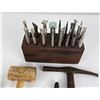 Image 2 : Collection of Leather Craft Stamping Tools