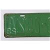 Image 5 : 1929 Wisconsin License Plate