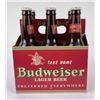 Image 1 : 2005 Budweiser Beer Six Pack Bottles