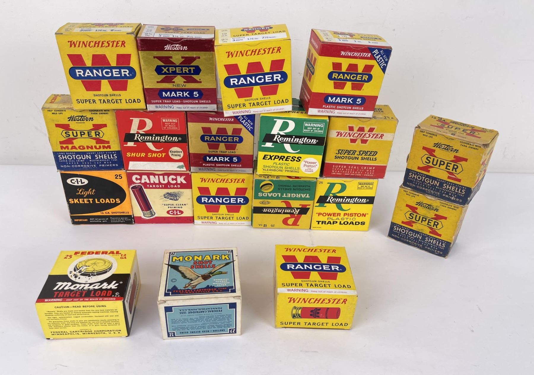 Collection of Shotgun Shell Boxes