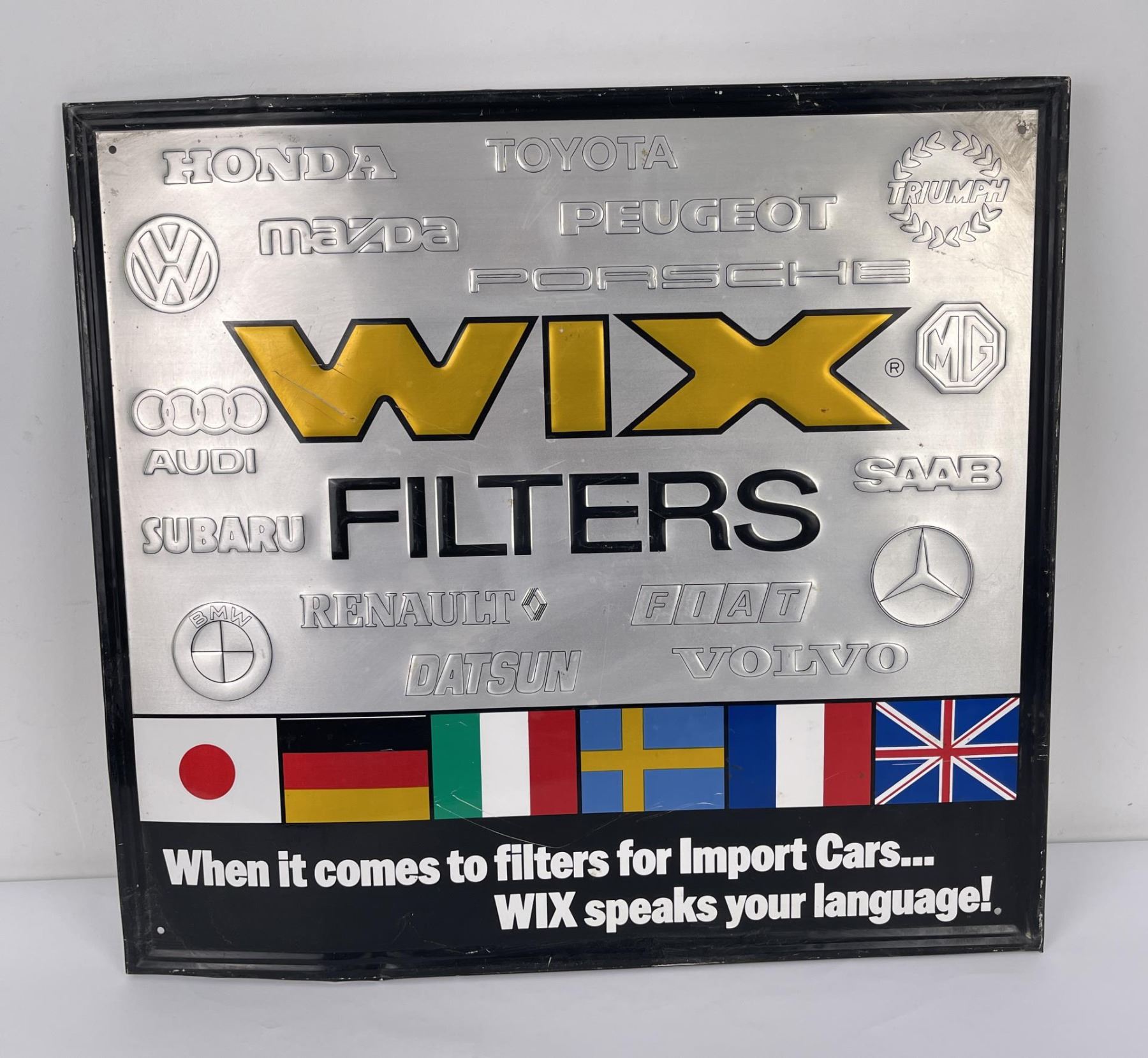 Wix Filters Sign Wix Oil Filters Sign