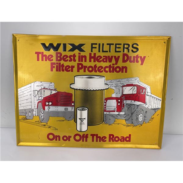 Wix Oil Filters Sign