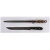 Image 4 : Antique Butcher Knife and Steel