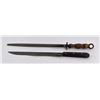 Image 7 : Antique Butcher Knife and Steel