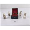 Image 1 : Antique Tantalus Spice Bottle Set