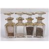 Image 4 : Antique Tantalus Spice Bottle Set