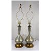 Image 1 : Pair of Mid Century Glass Lamps