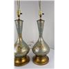 Image 6 : Pair of Mid Century Glass Lamps
