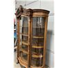 Image 2 : Wonderful Restored Oak Curved Glass China Cabinet