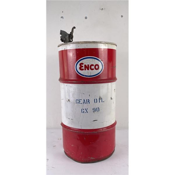 Enco Gear Oil Drum Barrel Can