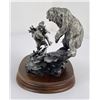 Image 5 : Bear Meet Chilmark Pewter Sculpture