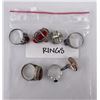 Image 14 : Group of Sterling Silver Rings