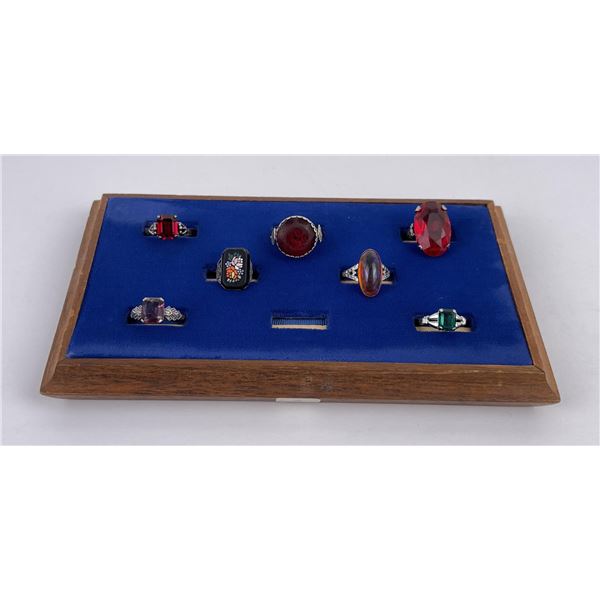 Group of Sterling Silver Rings